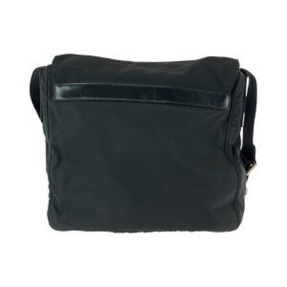 Prada Shoulder nylon Bag pouch triangular black Tessuto - Picture 1 of 9